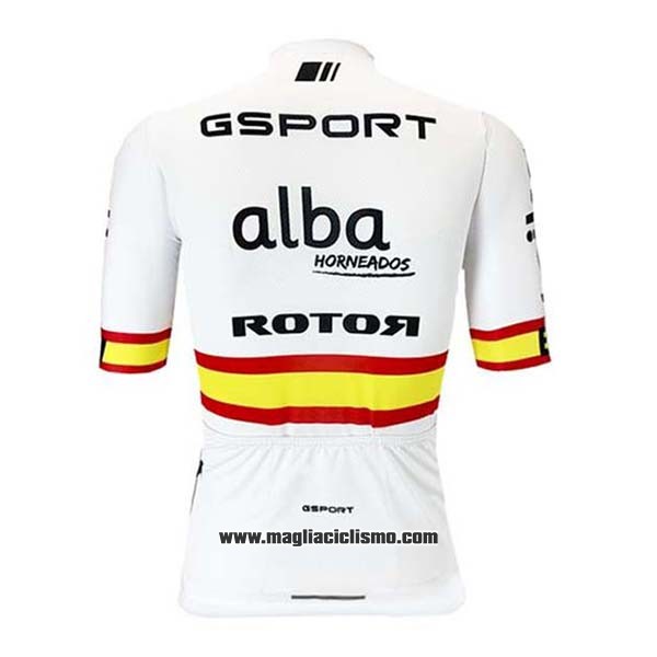 2020 Abbigliamento Ciclismo Teika BH Campione Spagna Manica Corta e Salopette